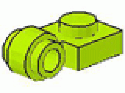 Platte mit Rohrclip 4081 lime