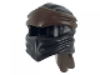 Minifigure, Headgear Ninjago Wrap Type 4 with Molded Dark Brown Headband Pattern