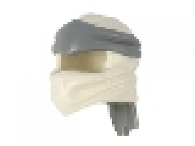 Minifigure, Headgear Ninjago Wrap Type 4 with Molded Light Bluish Gray Headband Pattern