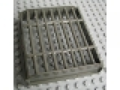 Panele 1 x  8 x 8 altes dunkelgrau 40942 ( Gitter )