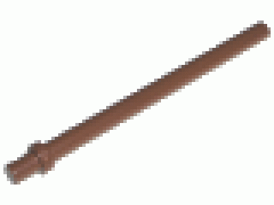 Lego Stange mit Stopper braun 4095