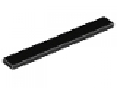 Lego Fliesen 1 x 8 schwarz 4162