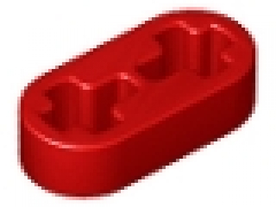 Lego Liftarm  2 x 0,5 rot neu
