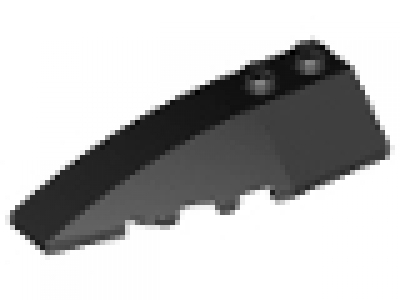 Keilstein 2 x 6 schwarz 41748 links