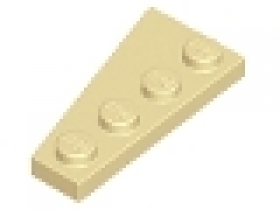 Flügelplatte 2 x 4 rechts 41769 tan