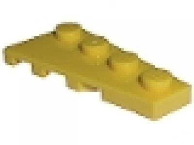 Flügelplatte 2 x 4 rechts 41769 gelb
