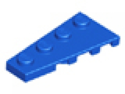 Flügelplatte 2 x 4 links 41770 blau