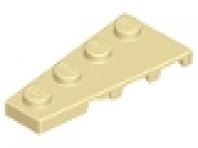 Flügelplatte 2 x 4 links 41770 tan