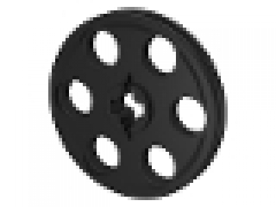 Lego Technic Keilriemenrad schwarz