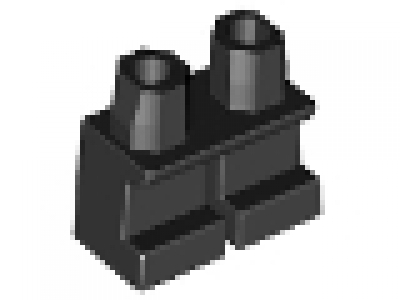 Lego Beine kurz schwarz, 41879