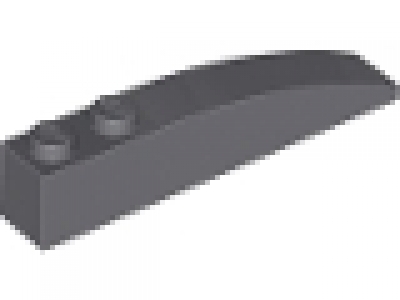 Stein abgerundet 1 x 6 neues  dunkelgrau 464 / 42022