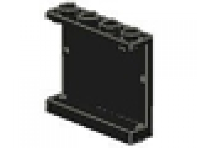 Paneel 1x4x3 schwarz, geschlossen