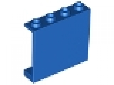 Paneel 1x4x3 blau, offen