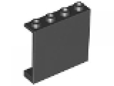 Paneel 1x4x3 schwarz, offen