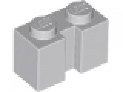 Lego Stein mit Nut für Rolltor neues hellgrau 4216