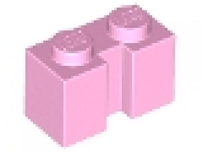 Lego Stein mit Nut für Rolltor pink
