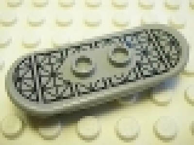 Lego Skateboard grau mit schwarzen Rädern, 42511pb05
