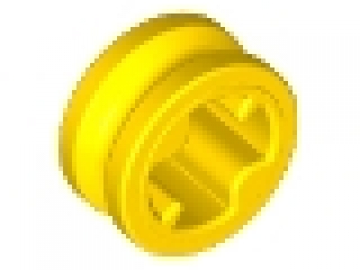 Lego Technic Bush 1/2 Smooth, gelb
