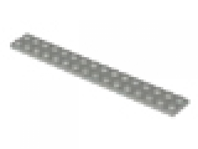 Lego Platten 2x16 altes hellgrau