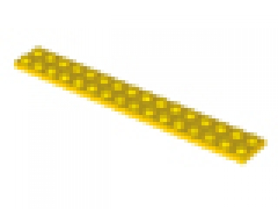 Lego Platten 2 x 16 gelb