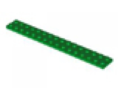 Lego Platten 2x16 grün