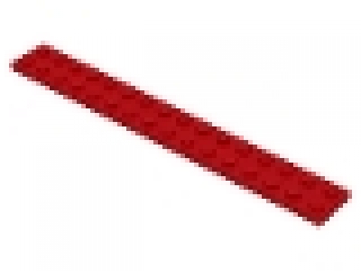 Lego Platten 2x16 rot
