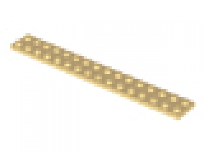Lego Platten 2x16 tan / beige