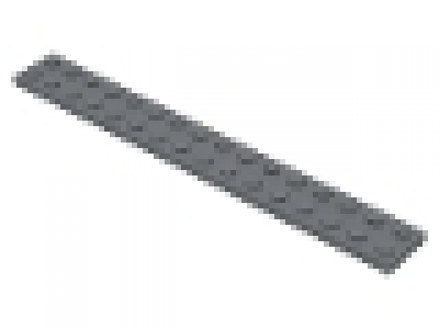 Lego Platten 2x16 neues dunkelgrau
