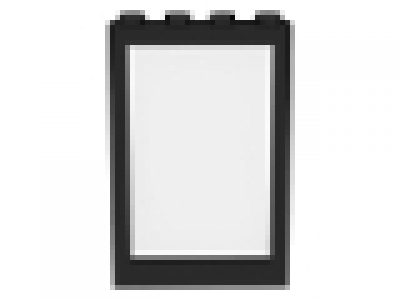 Fensterrahmen 1 x 4 x 5 schwarz