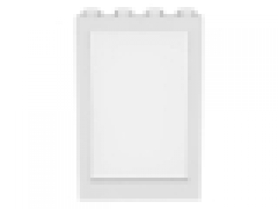 Fenster 1x4x5 weiß mit Glas tr klar