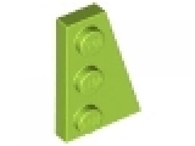 Flügelplatte 2 x 3 rechts 43722 lime