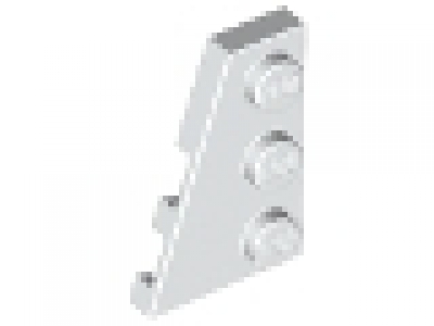 Flügelplatte 2 x 3 links 43723 weiß
