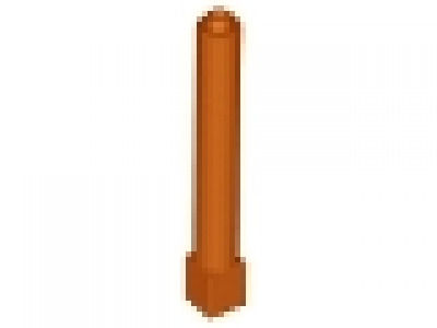 Stütze 43888 dunkelorange 1 x 1 x 6
