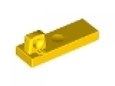 Lego Raster- Scharnierfliese 1x3 mit 1 Finger am Ende 44300 gelb