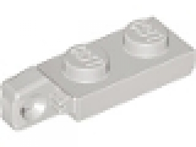 Lego Raster- Scharnier Platte 1 x 2 mit 1 Finger am Ende 44301  altes hellgrau