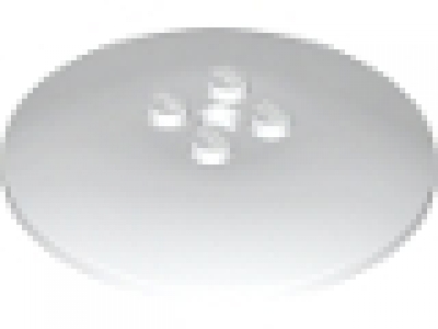 Sat-Schüssel 6x6 weiß 44375