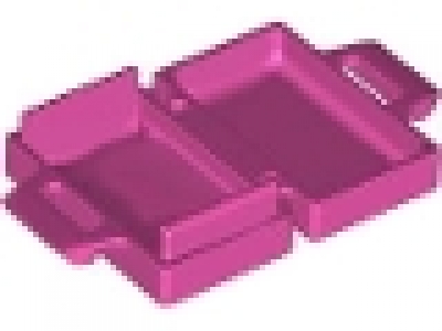 Koffer 4449 dunkelpink