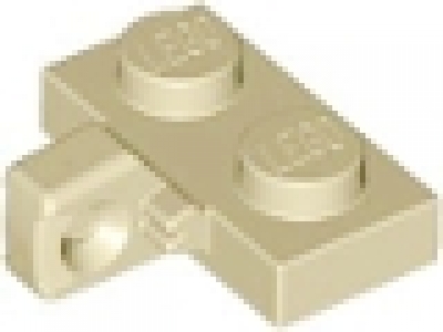 Lego Raster- Scharnier Platte 1 x 2 mit 1 Finger am Ende 44567 tan