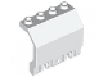 Paneel mit Scharnier 2x4x3.33 weiß 44572