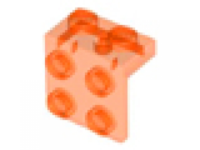 Snot - Konverterplatte 1 x 2 - 2 x 2 tr orange  44728