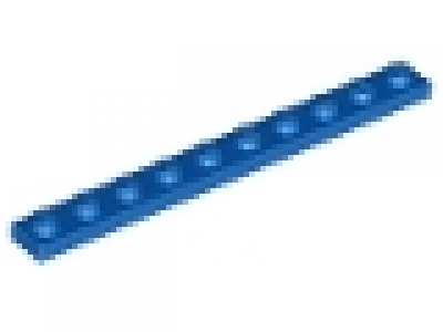 Platte 1 x 10 blau 4477