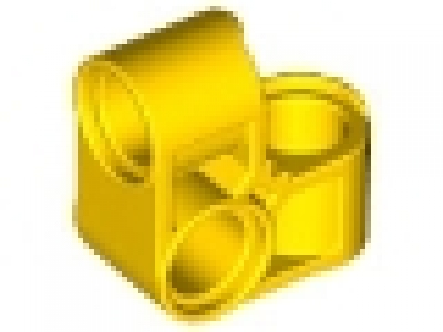 Lego Technic Pin Joiner Perpendicular Bent gelb