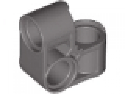 Lego Technic Pin Joiner Perpendicular Bent neues dunkelgrau