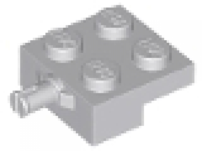 Achsstein 2x2x0.66 neu hellgrau 4488