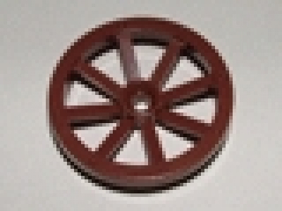 großes Wagenrad rotbraun, neu