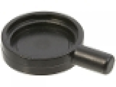 Pfanne flach schwarz 4528