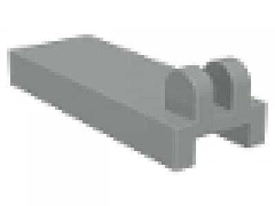 Lego Scharnierfliese (2 Finger) 1x2x0.33 altes hellgrau