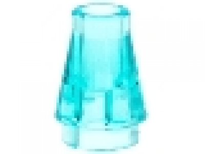 Kegel 1 x 1 x 1 tr  hellblau 4589