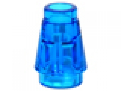 Kegel 1 x 1 x 1 tr blau 4589