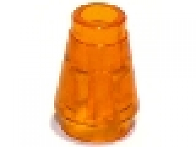 Kegel 1 x 1 x 1 tr orange 4589b neu